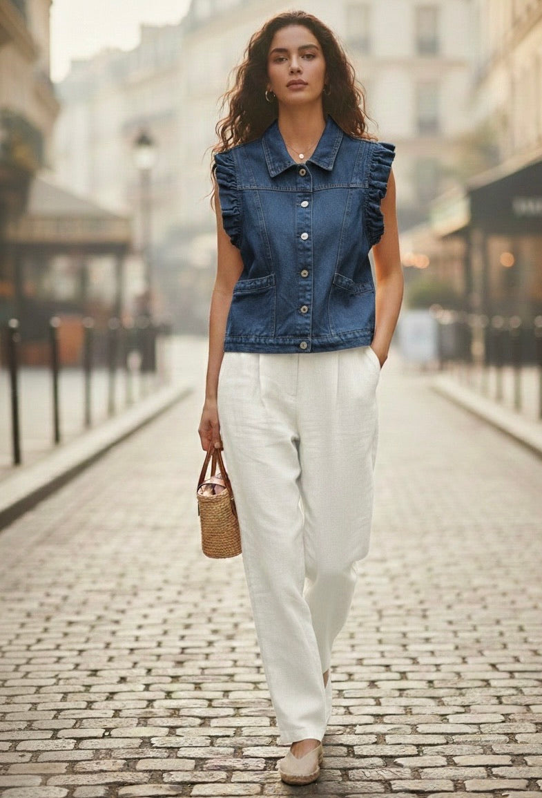 GILET DENIM MIRA
