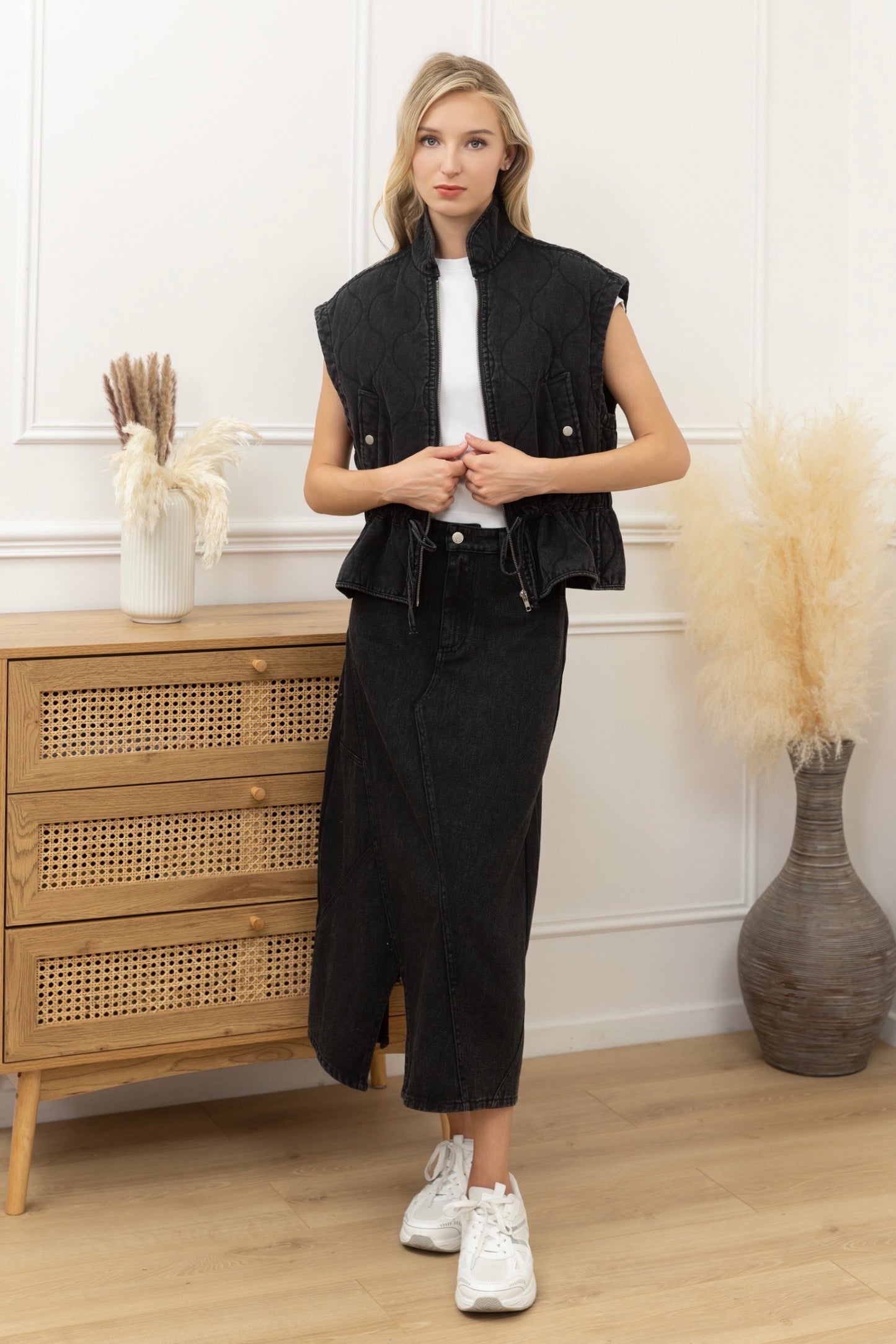 GILET MATELASSÉ JADE