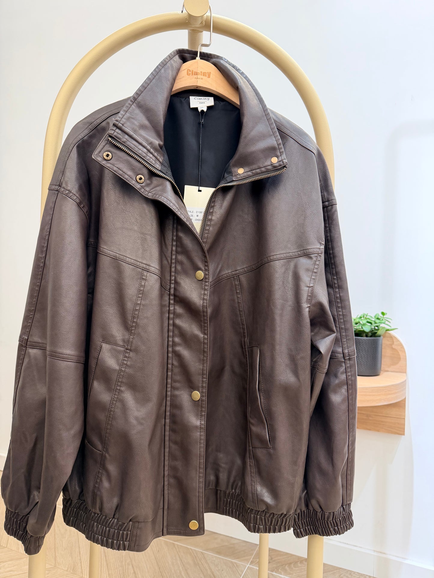 BLOUSON SIMILICUIR CATTY