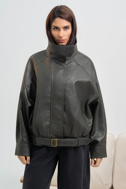 VESTE SIMILICUIR NATACHA