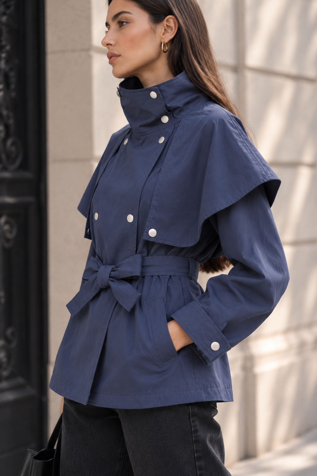 VESTE TRENCH COAT COTON LUCY