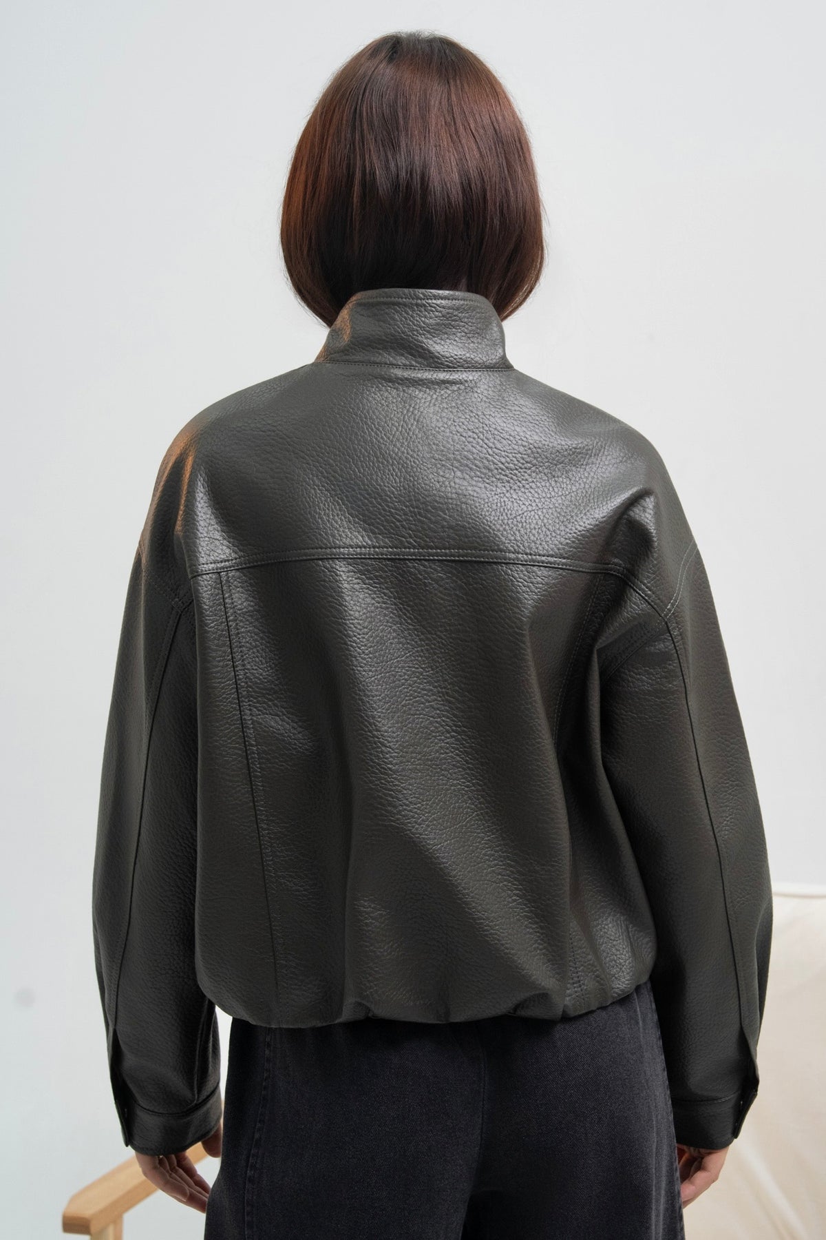 VESTE SIMILICUIR LÉONIE