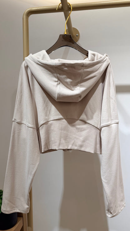 GILET SWEAT CAPUCHE FLORA