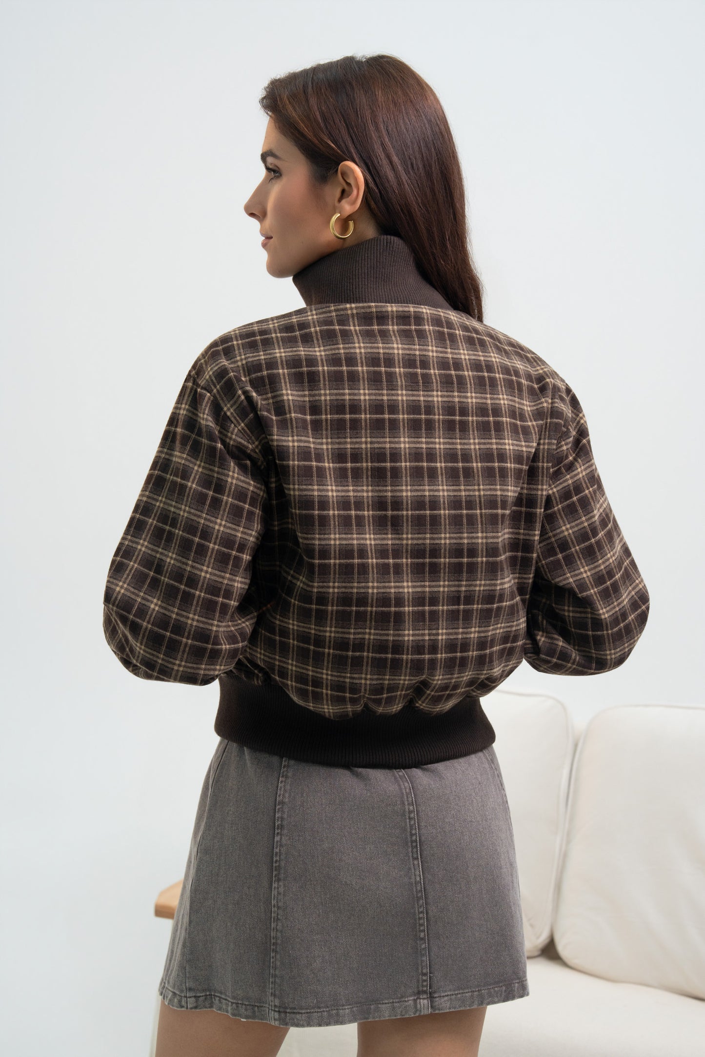 BLOUSON A CARREAUX NOÉLIE