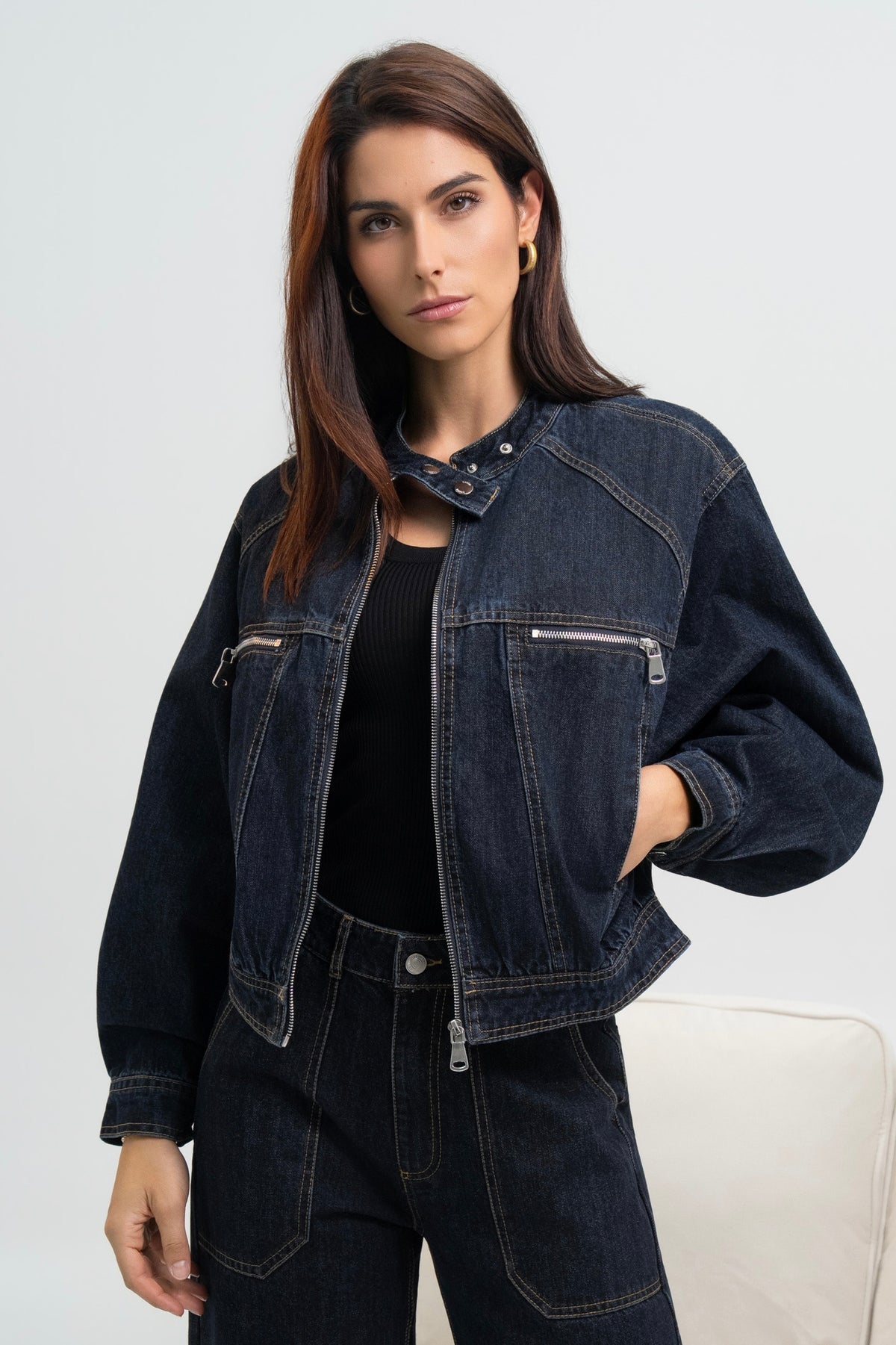 VESTE DENIM CLAIRE