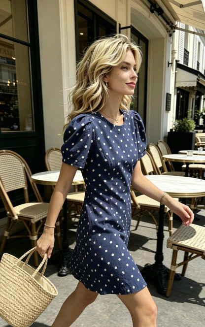 ROBE COTON PETITS POIS AMÉDÉE