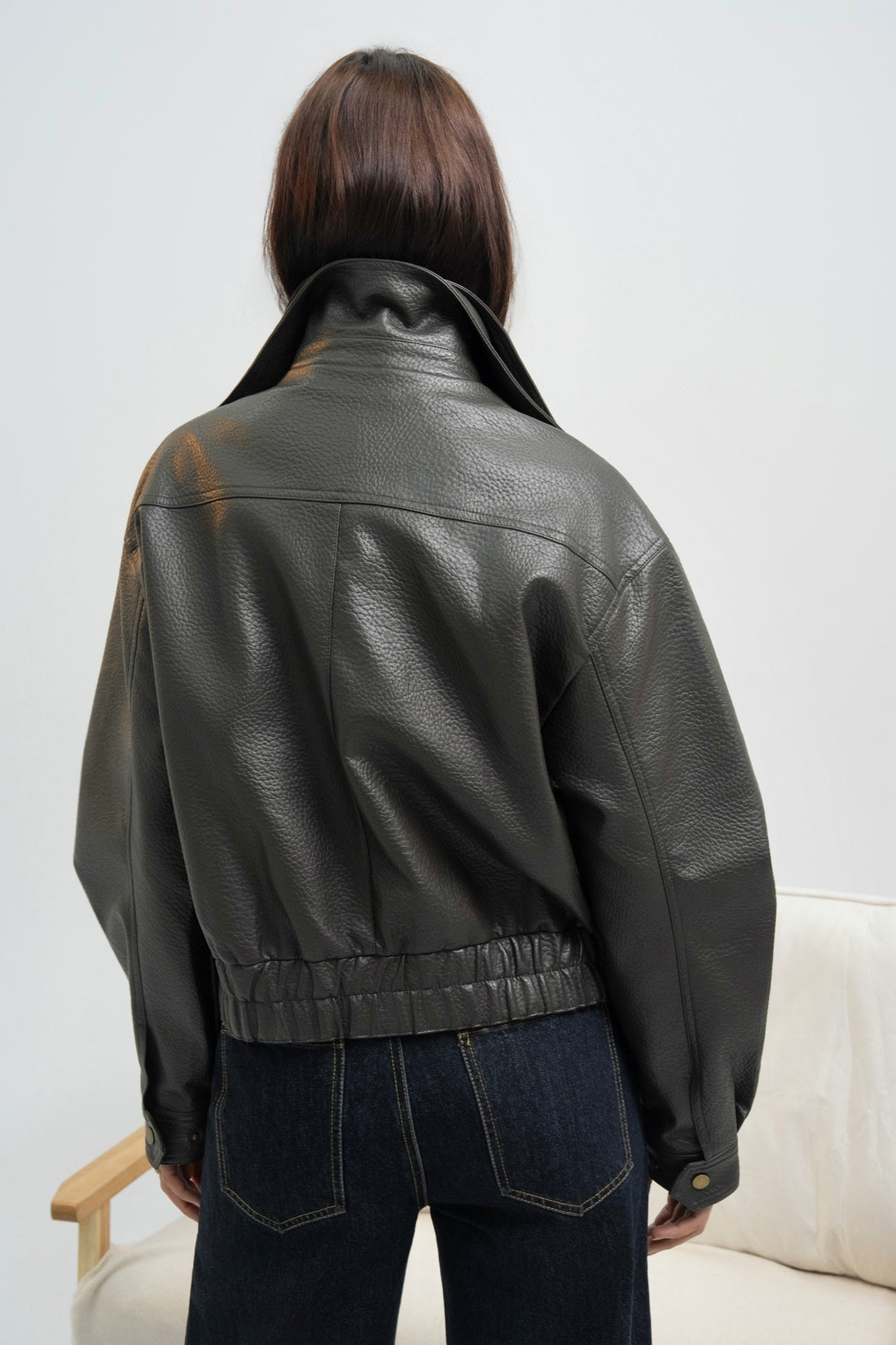 VESTE SIMILICUIR GLORIA