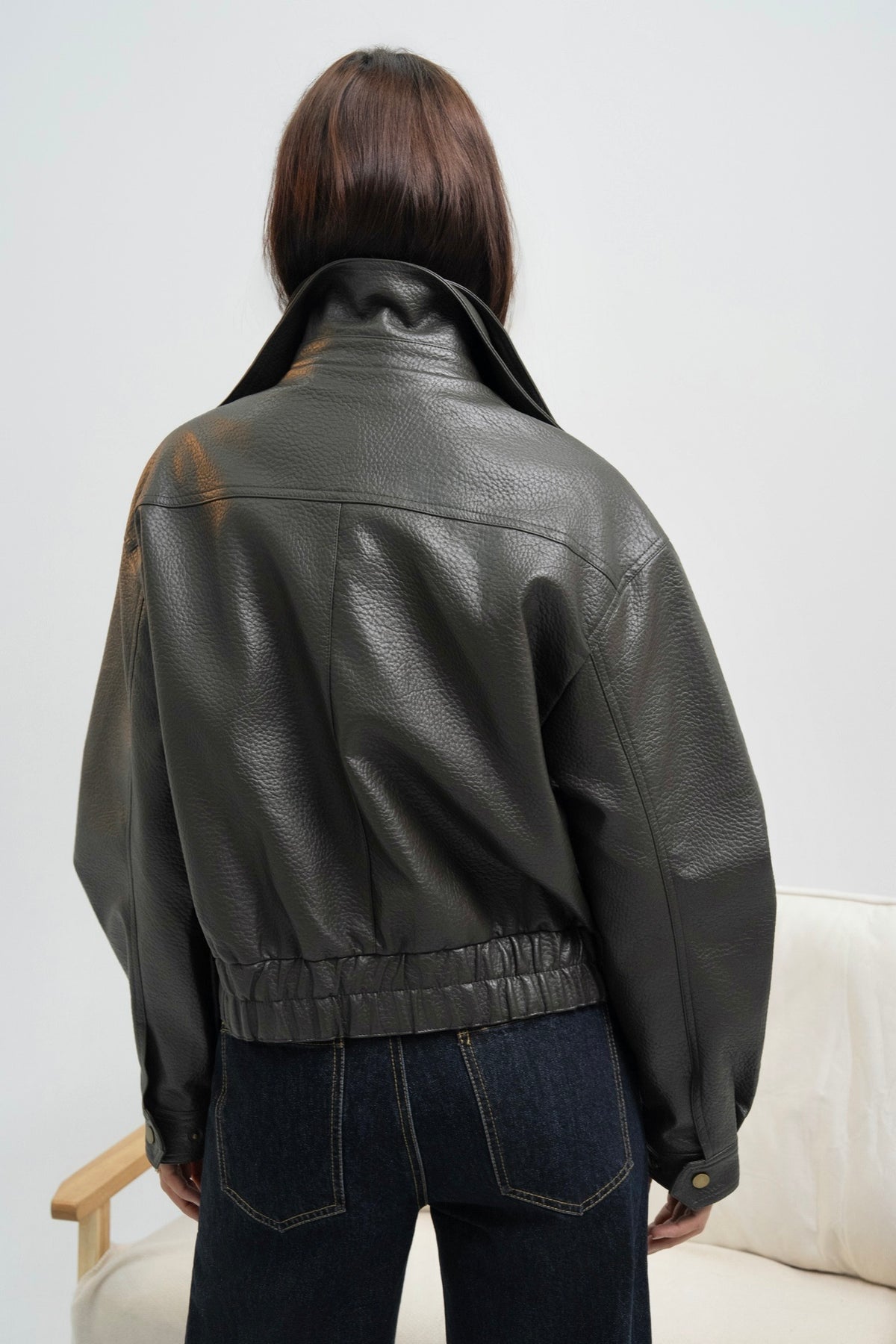 VESTE SIMILICUIR GLORIA