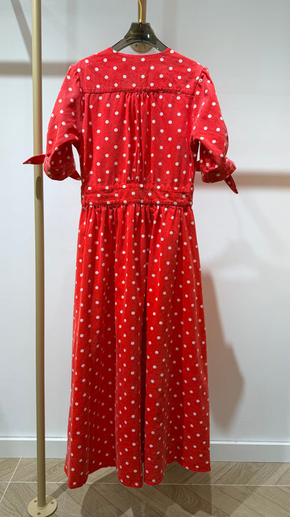 ROBE COTON PETITS POIS FRANGINE