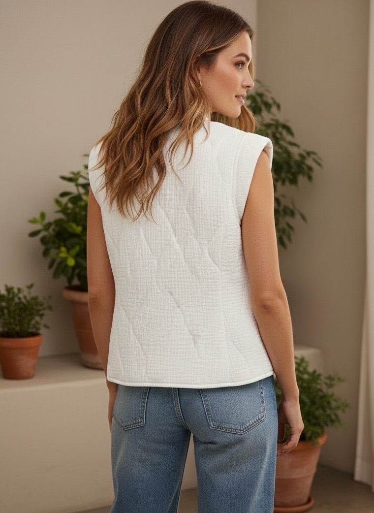 GILET BRODÉE MORGANE
