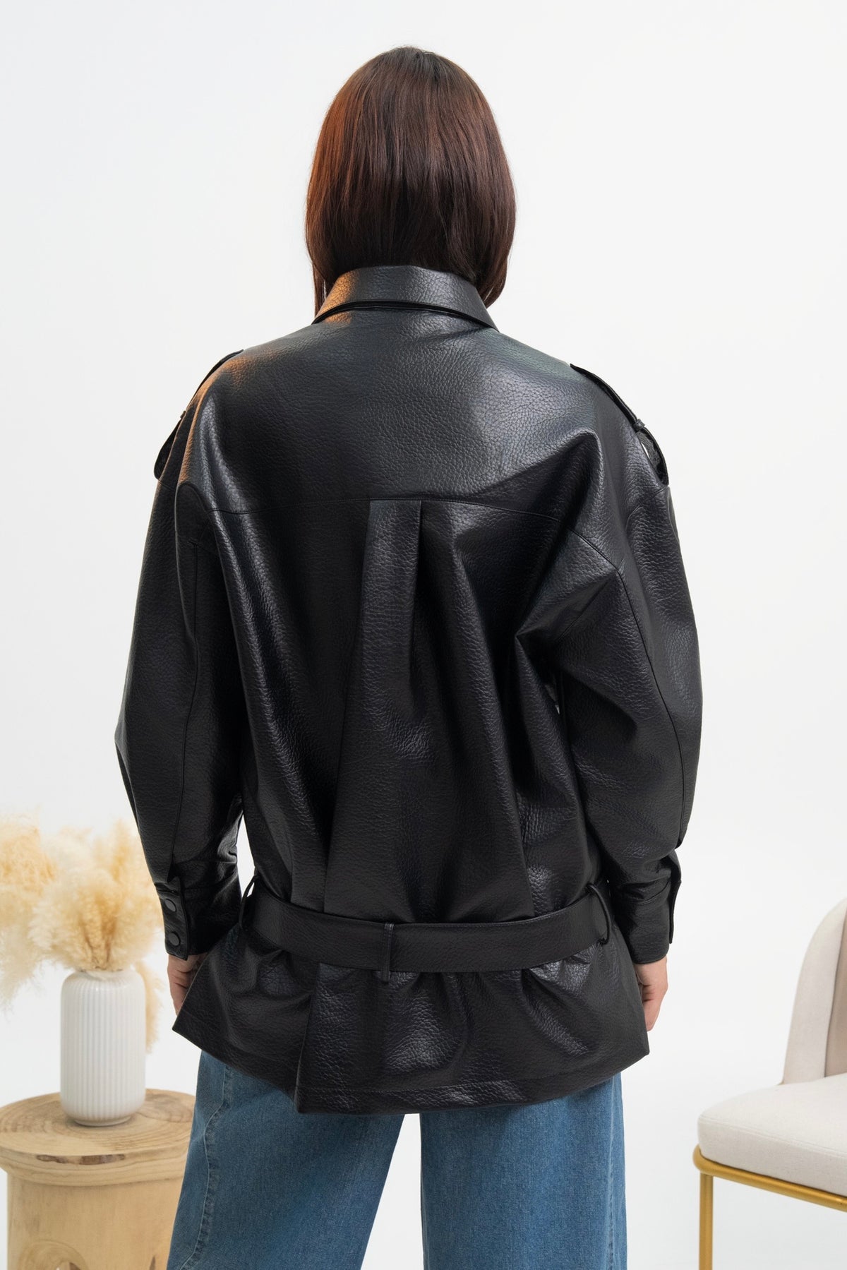 VESTE SIMILICUIR FIONA