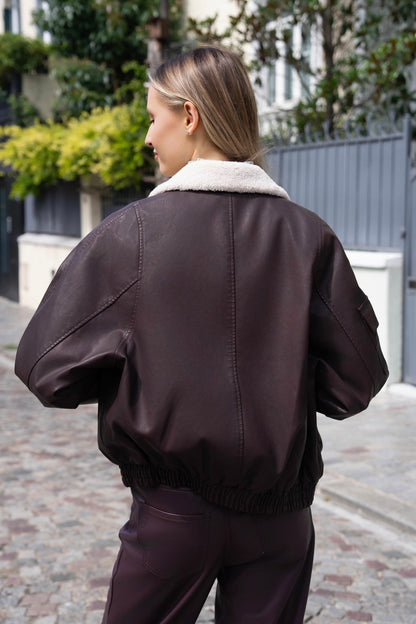 BLOUSON SIMILICUIR LÉNA