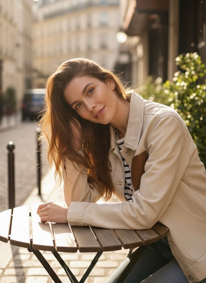 VESTE SAHARIENNE COTON LAZARE