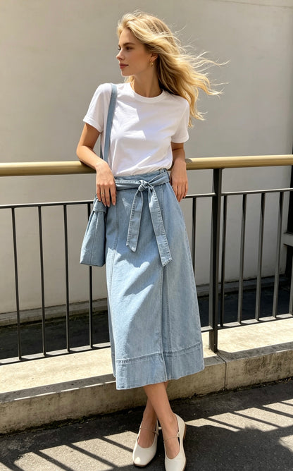 JUPE DENIM ODILE