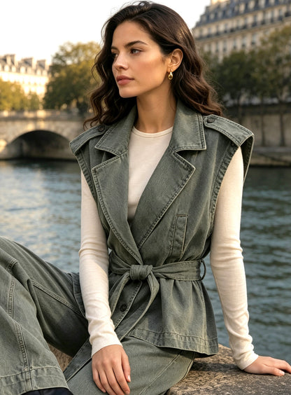 TRENCH SANS MANCHES BLANDINE