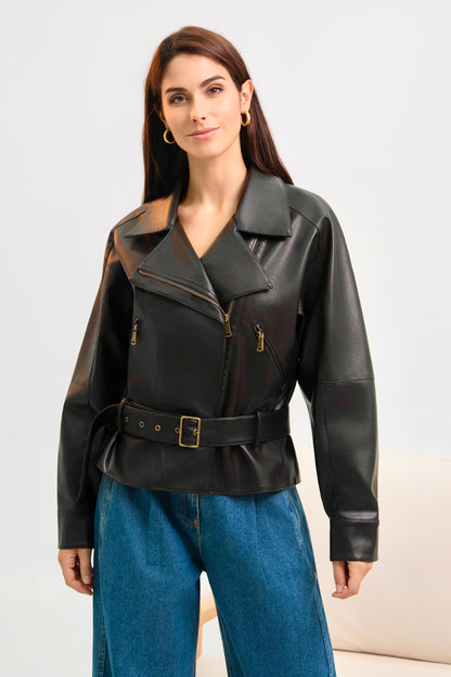 VESTE SIMILICUIR APOLINE