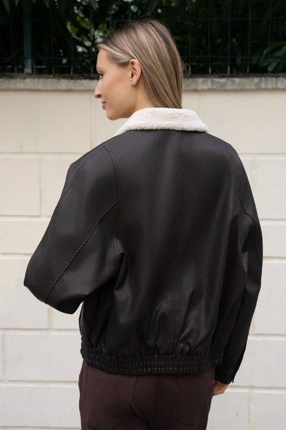 BLOUSON SIMILICUIR LÉNA