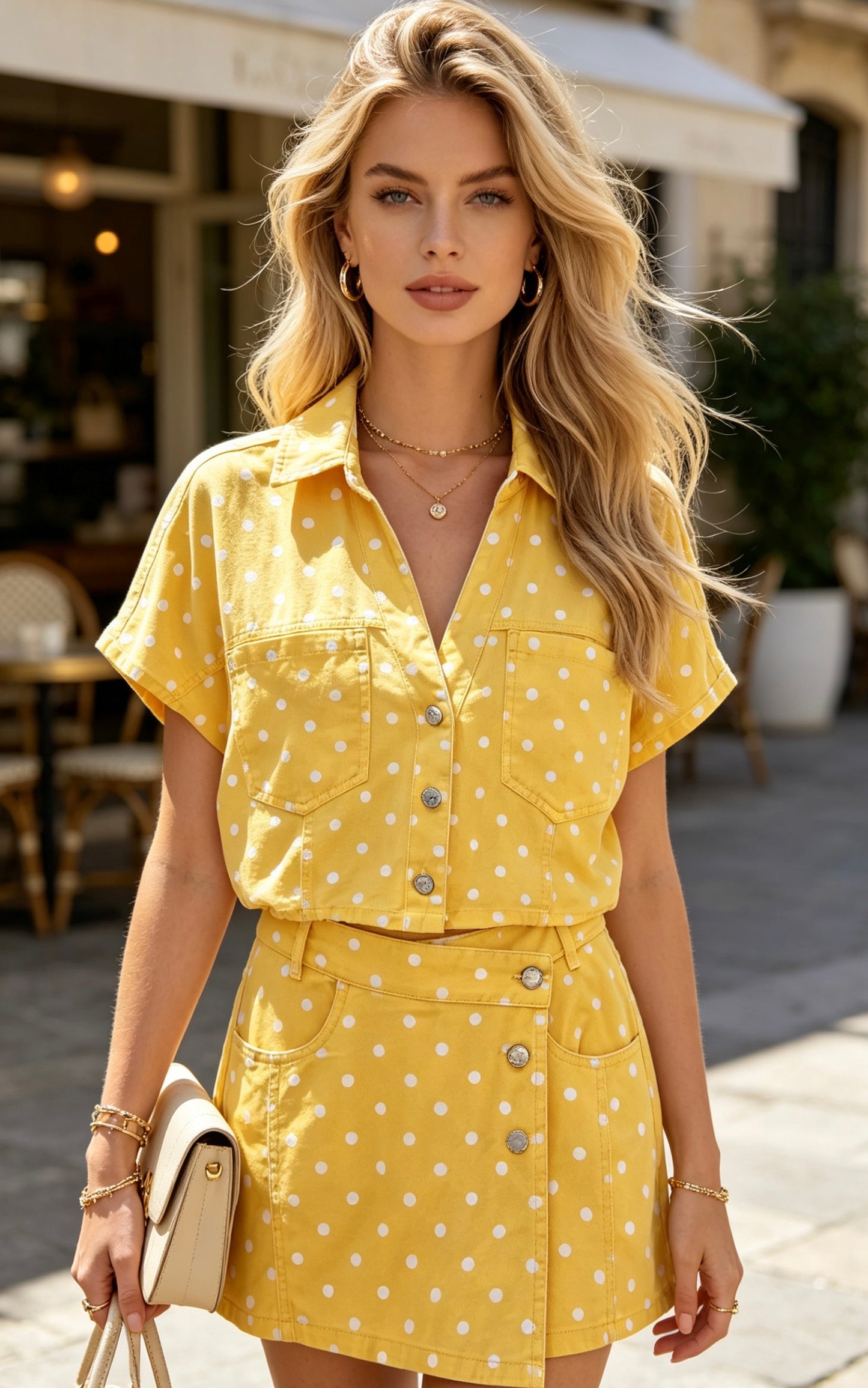 HAUT COTON PETITS POIS DIANE