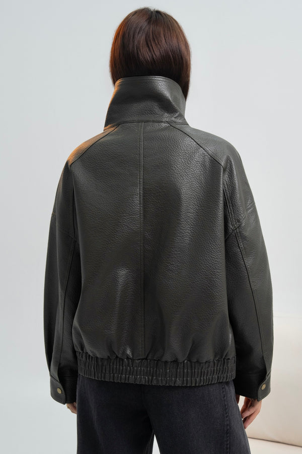 VESTE SIMILICUIR NATACHA