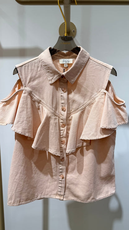 CHEMISE COTON VOLANT JENNY