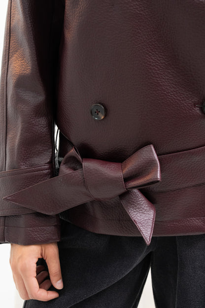 VESTE SIMILICUIR CATHRINE