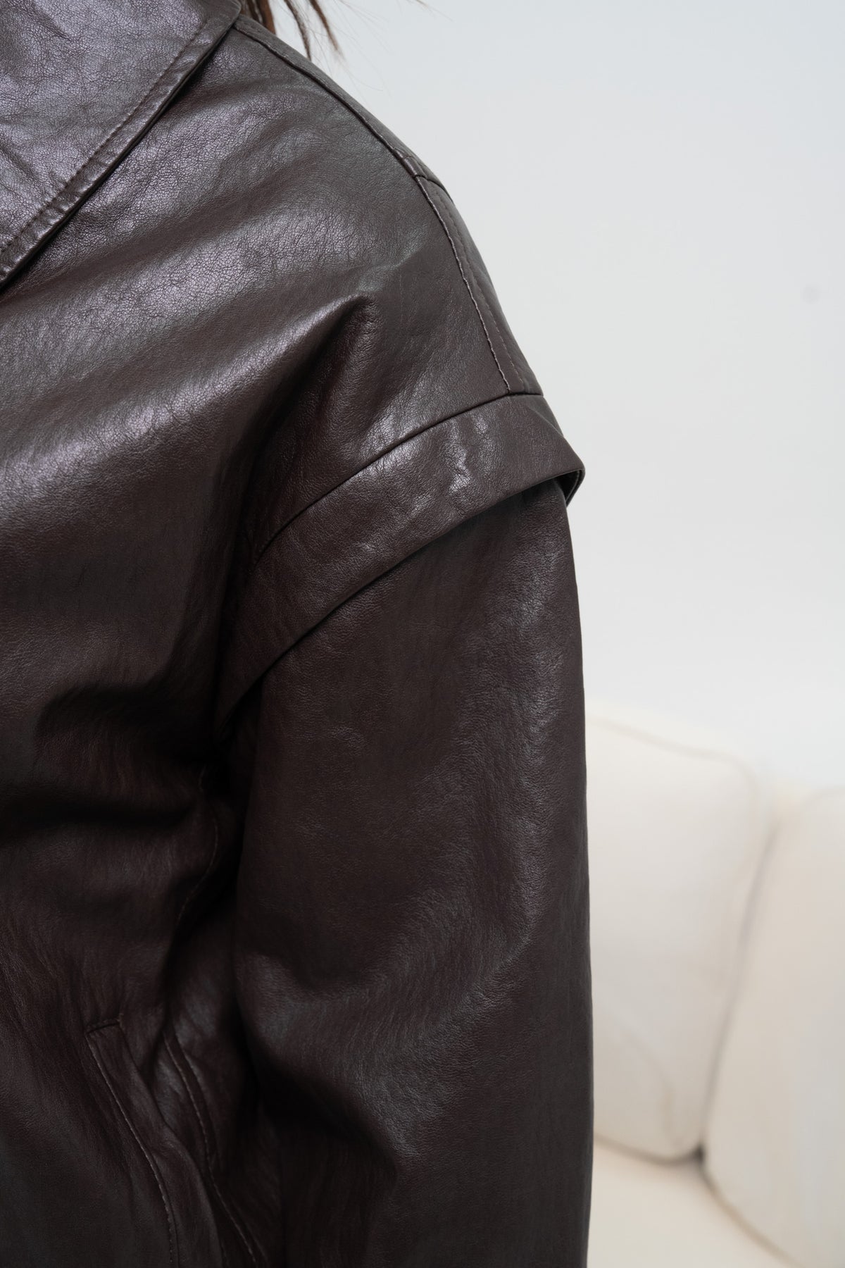 VESTE SIMILICUIR LÉA