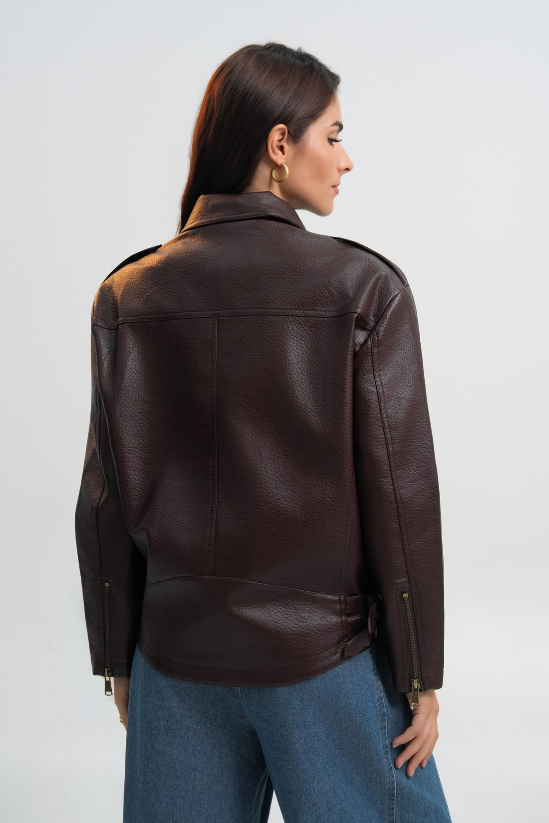 VESTE SIMILICUIR LARISSA
