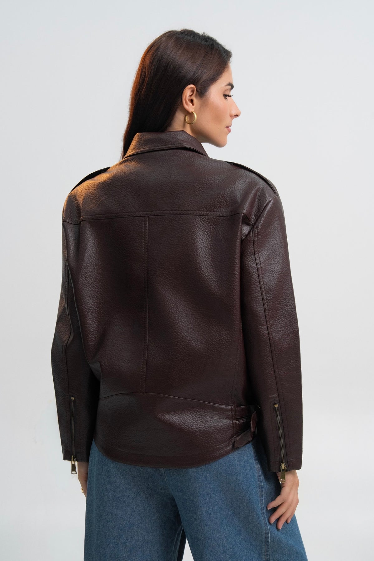 VESTE SIMILICUIR LARISSA