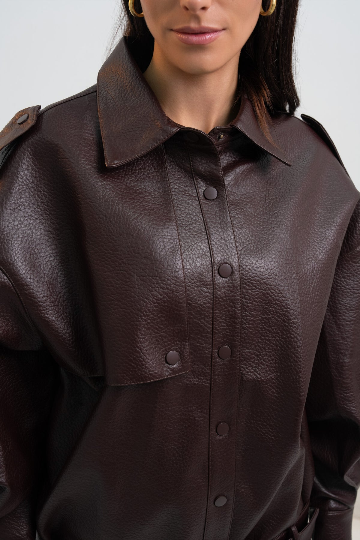 VESTE SIMILICUIR FIONA