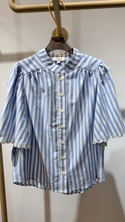 CHEMISE RAYÉ COTON SORINE