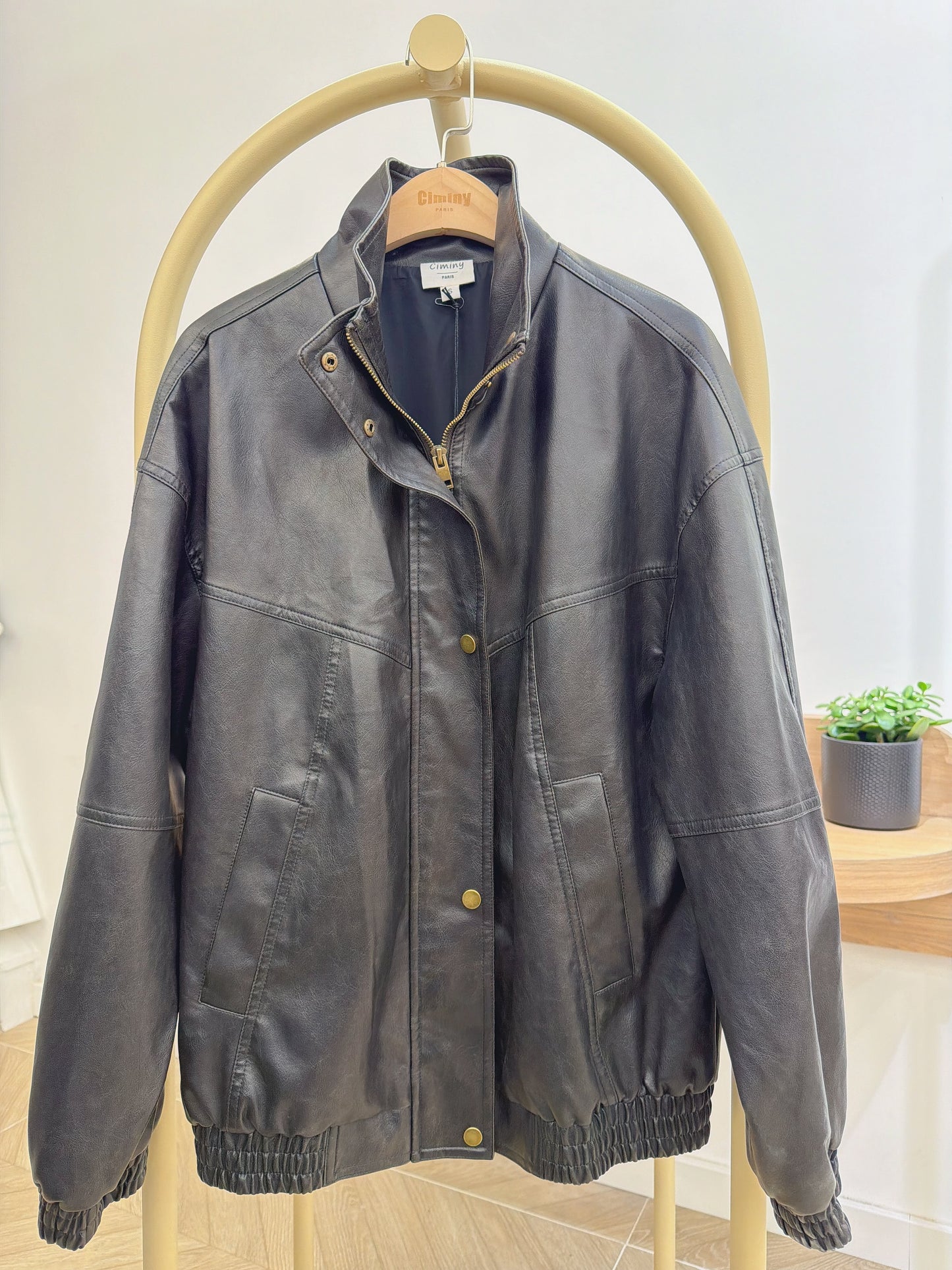 BLOUSON SIMILICUIR CATTY