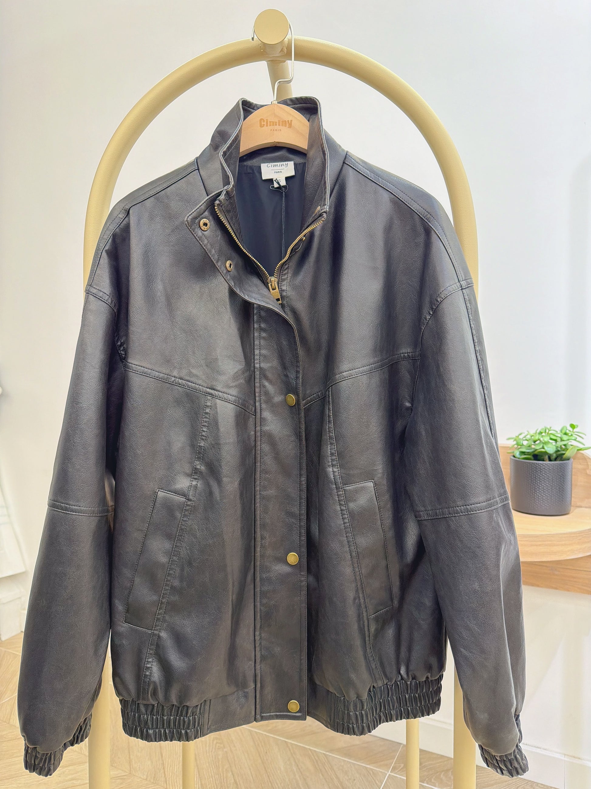 BLOUSON SIMILICUIR CATTY