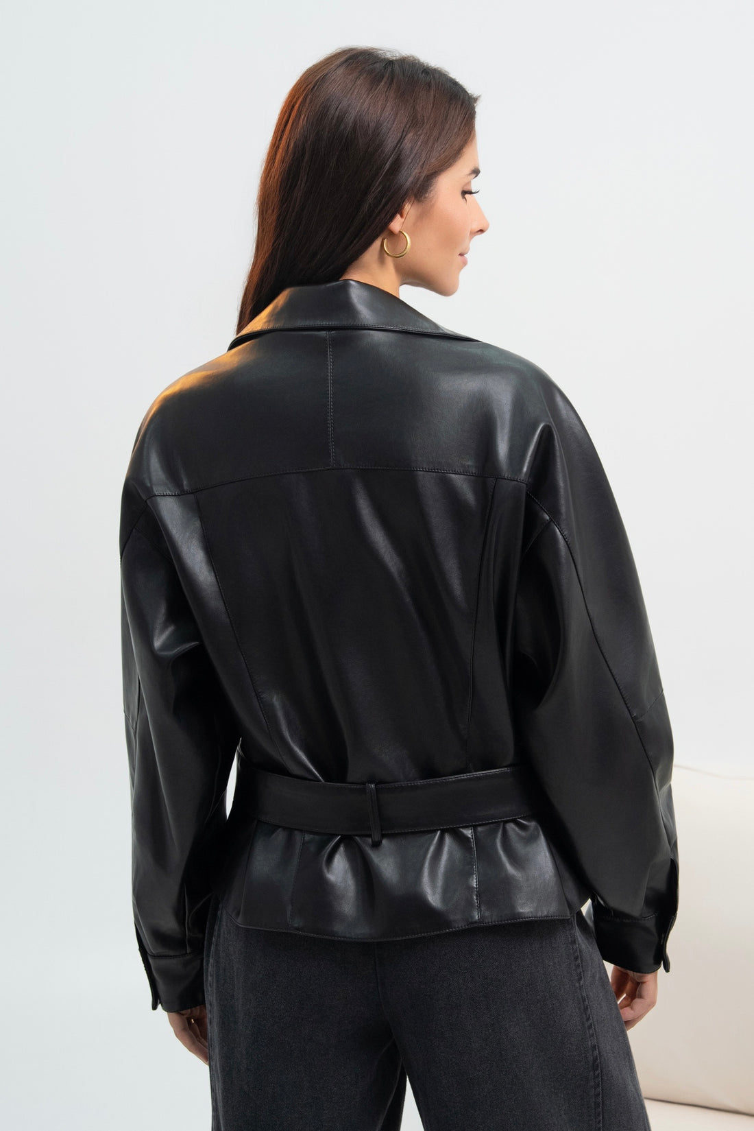 VESTE SIMILICUIR APOLINE