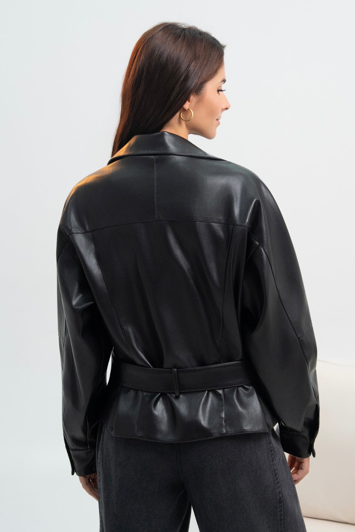 VESTE SIMILICUIR APOLINE
