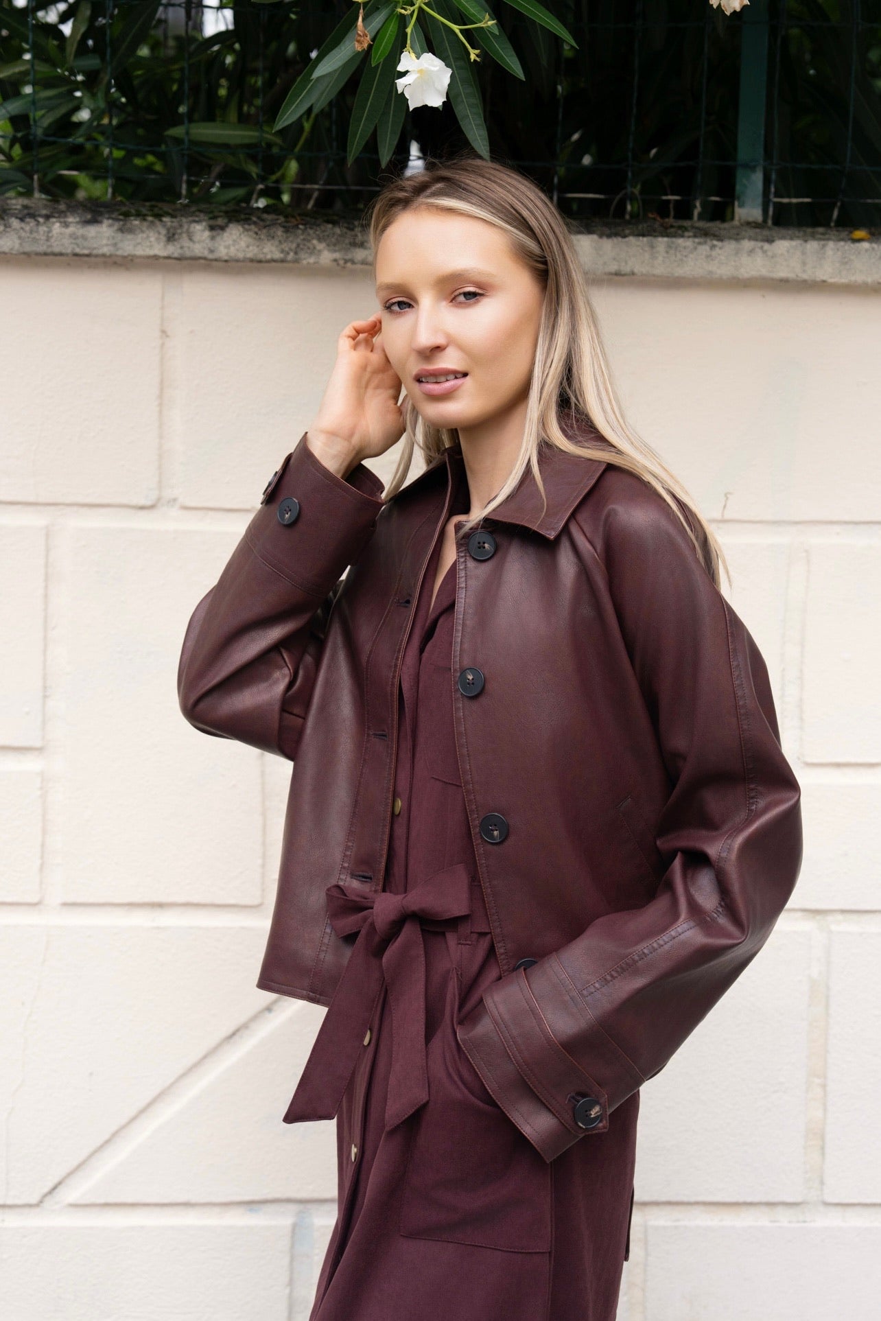 BLOUSON SIMILICUIR ZÉLIA