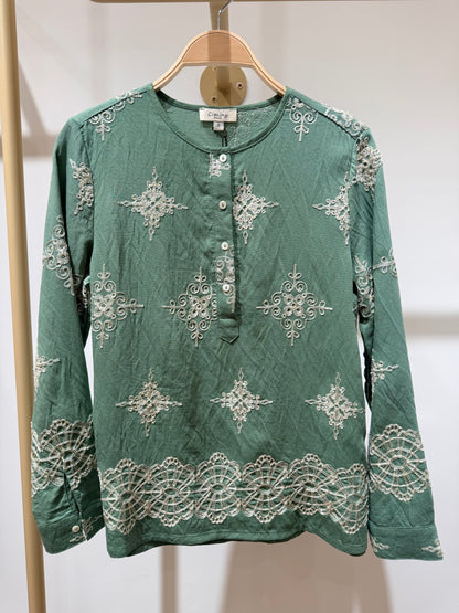 CHEMISE BRODÉE ELINA