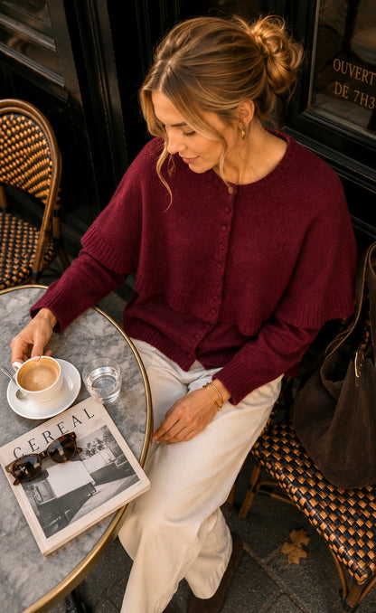 GILET MAILLE CATHEL.