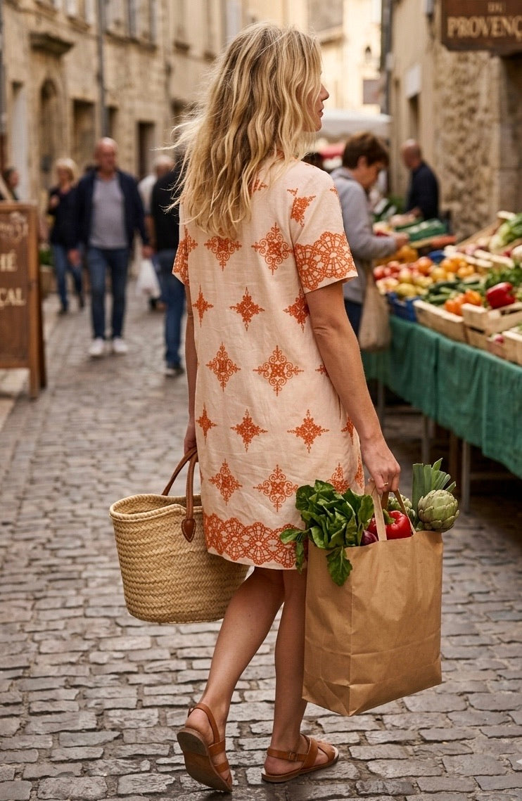 ROBE BRODÉE AMÉLIA