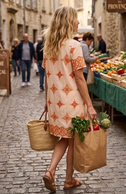 ROBE BRODÉE AMÉLIA