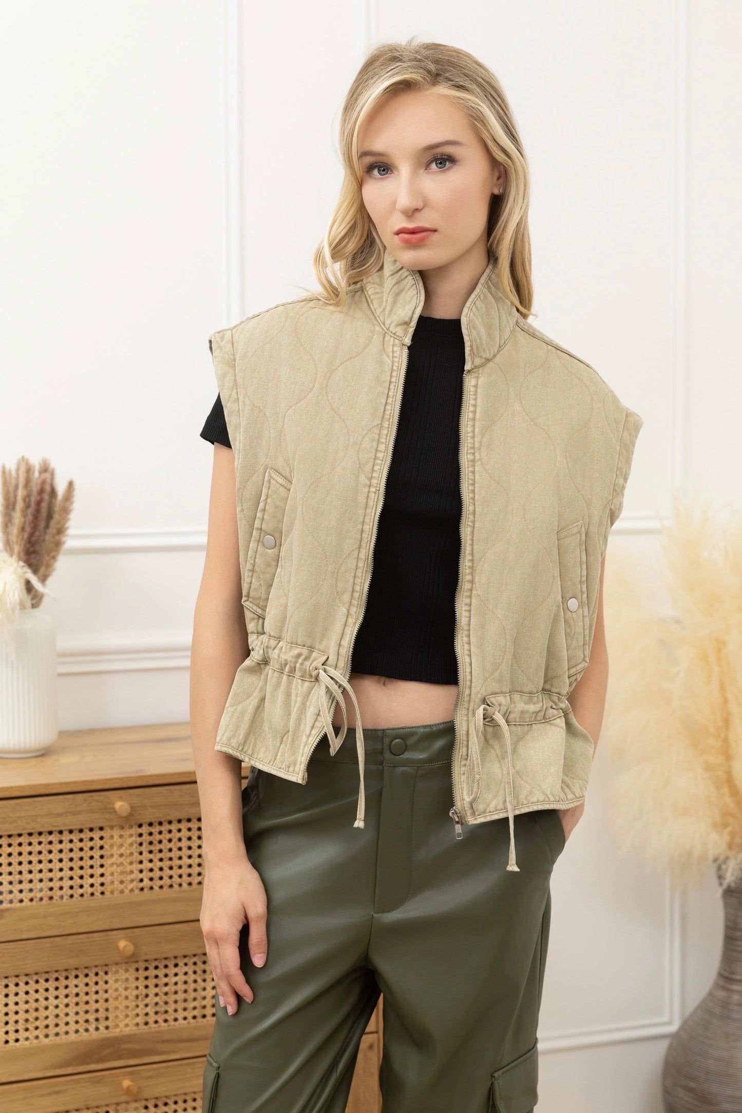 GILET MATELASSÉ JADE