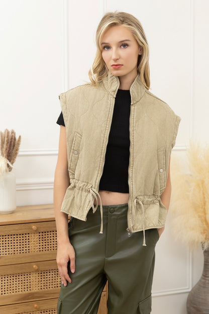 GILET MATELASSÉ JADE