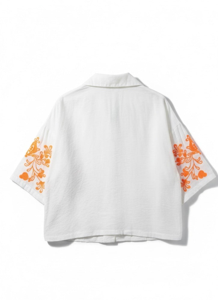 CHEMISE BRODÉE OCÉANE