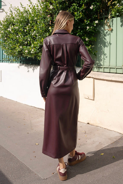 ROBE SIMILICUIR ILLONA