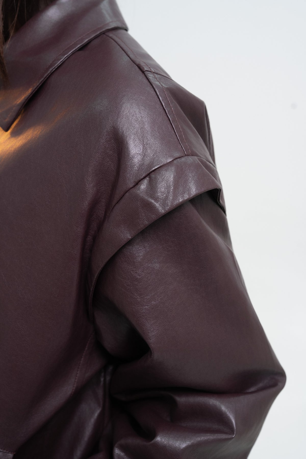 VESTE SIMILICUIR LÉA