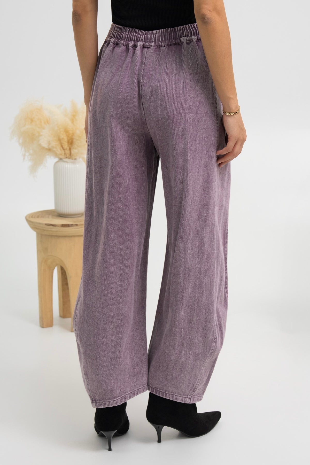 PANTALON EN JEANS ROMANCE