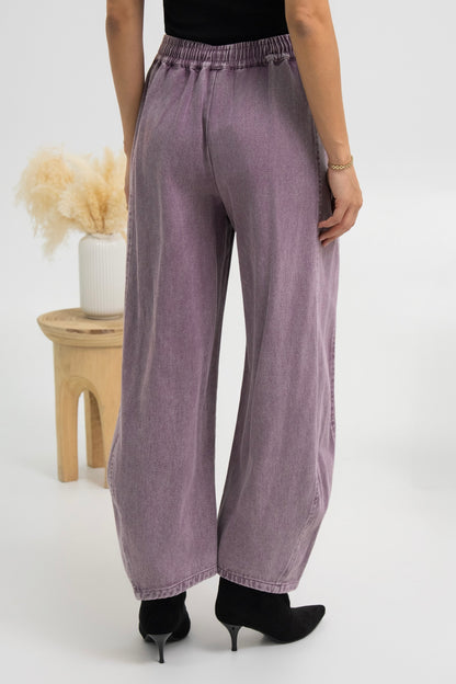 PANTALON EN JEANS ROMANCE