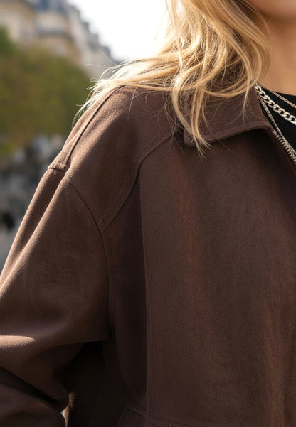 BLOUSON SUÉDINE LISON