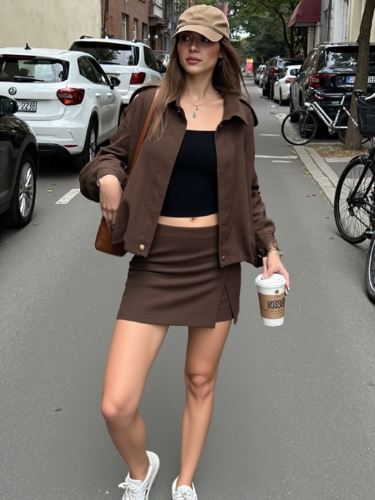 VESTE SUÉDINE VALENTINE