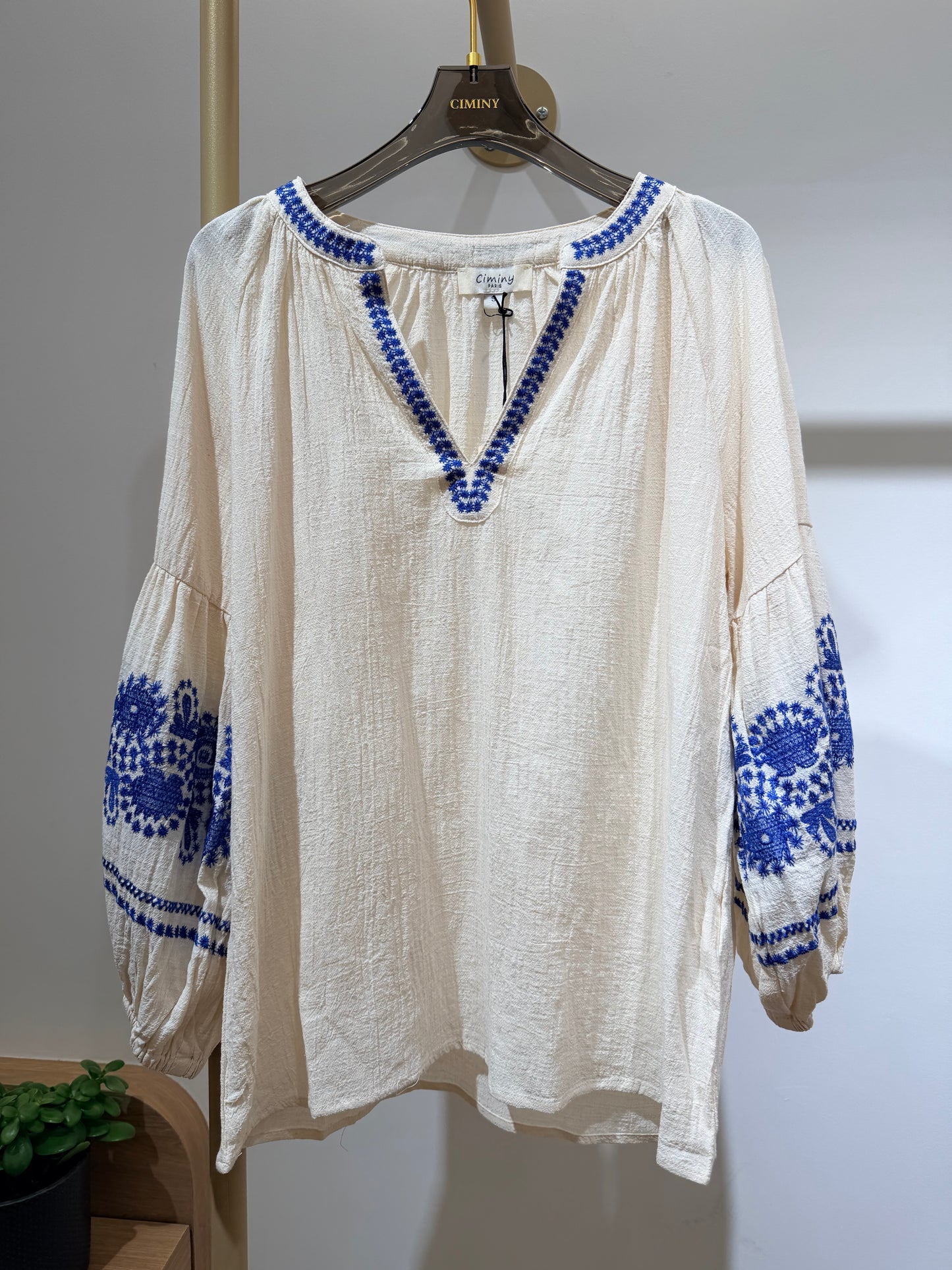 BLOUSE BOHÈME COTON MIMI