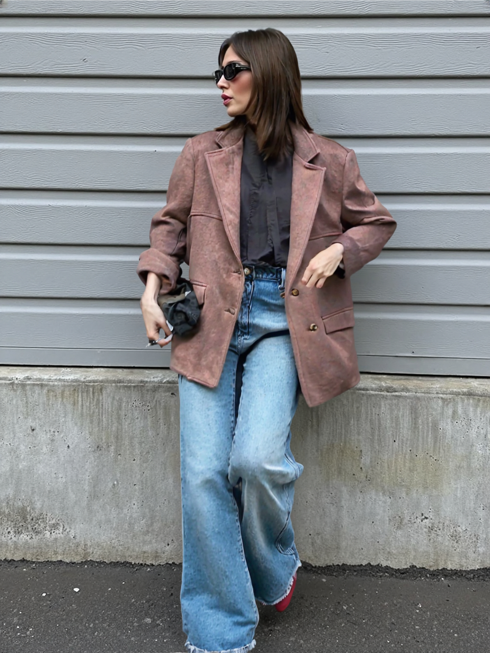 VESTE SUÉDINE RAÏNA